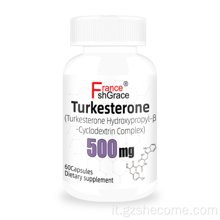 Turkesterone Messo su capsule muscolari di Turkesterone di massa